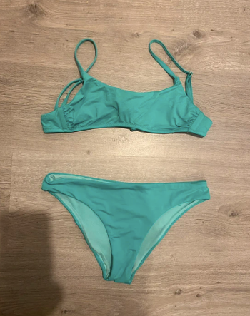 Maillot de bain 2 pièces turquoise Benetton - XS