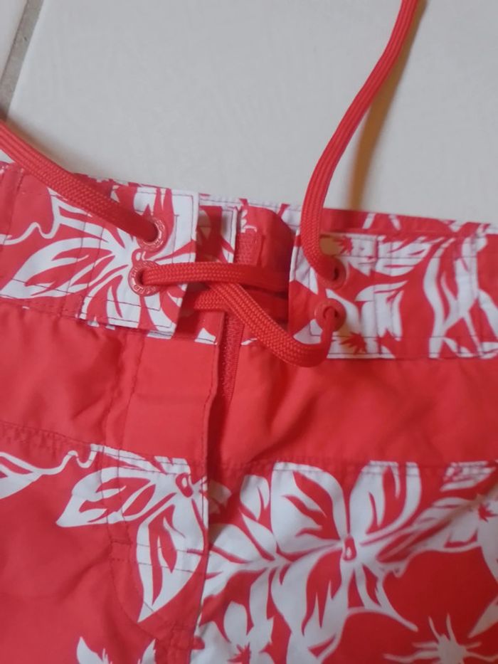 Short de bain femme rouge et blanc Tribord - photo numéro 10