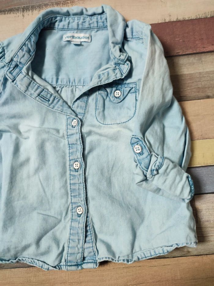 Chemise en jean Vertbaudet - photo numéro 3
