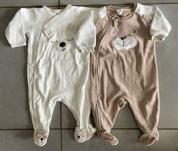 Lot 2 pyjamas H&M 3 mois
