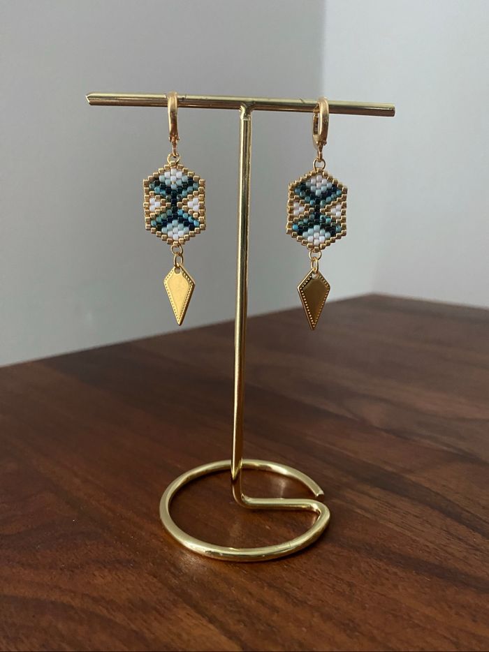 Boucles d’oreilles Miyuki - photo numéro 4