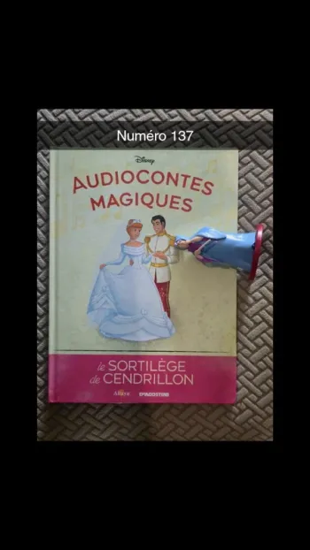N¤137 audioconte Magique Altaya disney deagostini livre+figurine audio conte compte