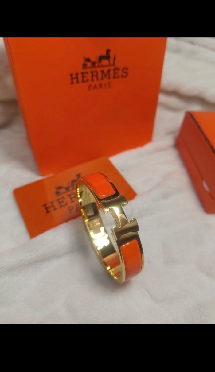Bracelet Hermès clic H orange - photo numéro 2