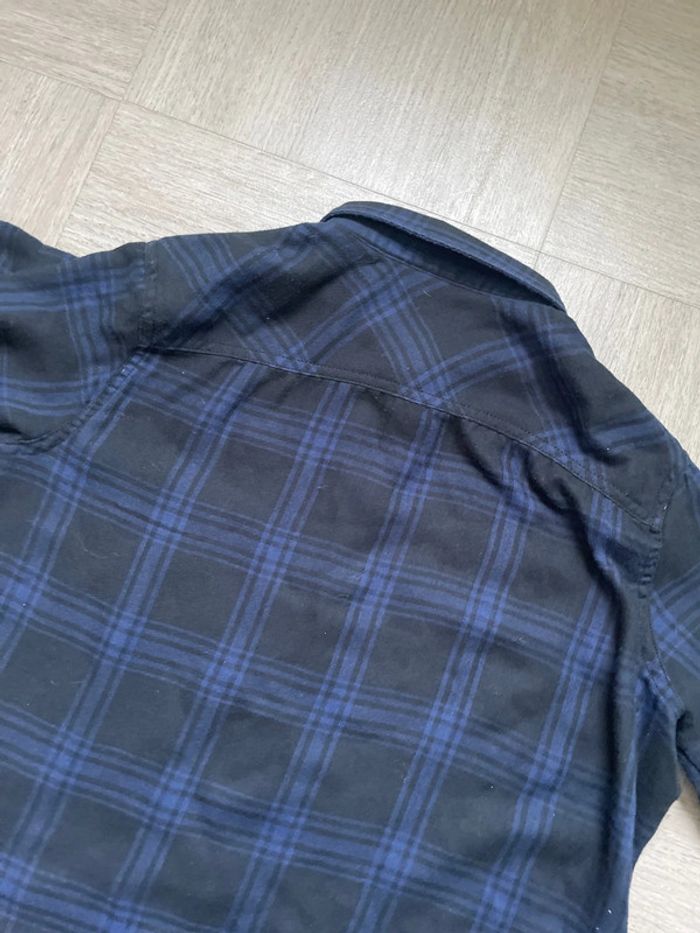 Chemise à carreaux noir et bleu marine Burton - photo numéro 3