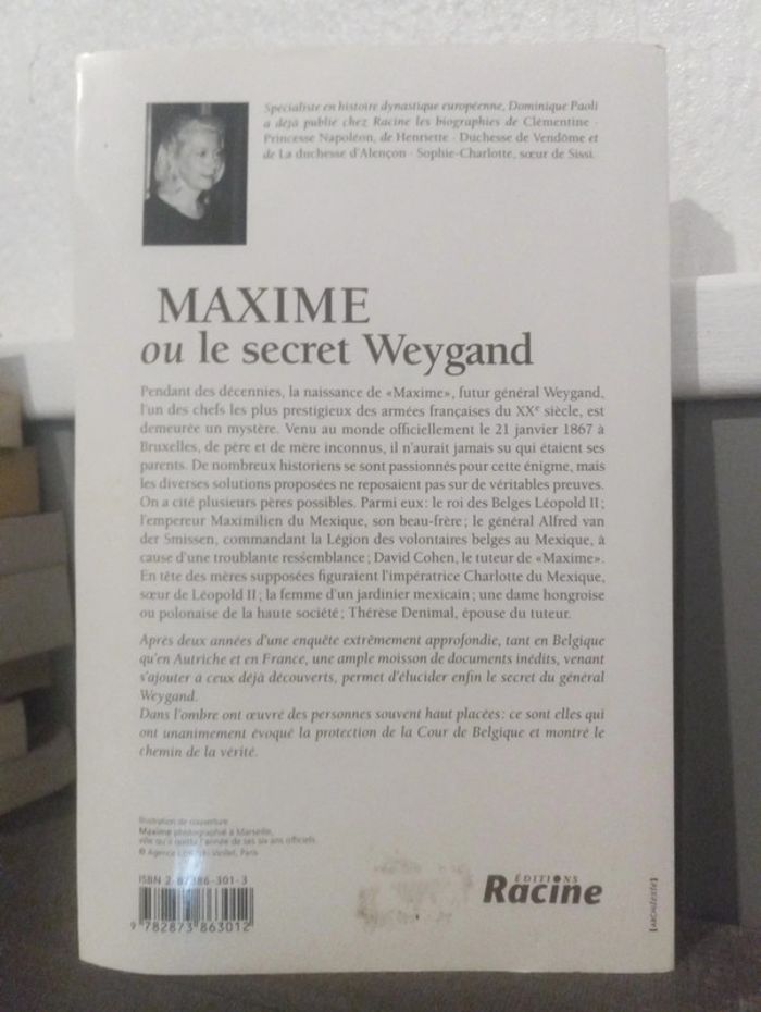 Dominique Paoli - Maxime ou le secret de Weygand - photo numéro 2