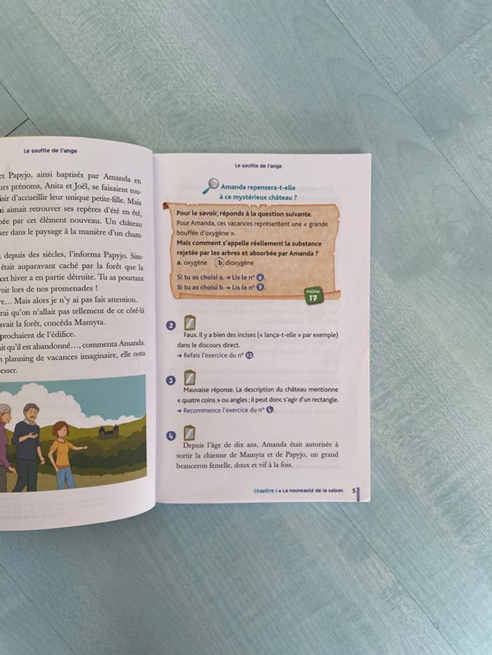 Roman jeux l’énigme des vacances de la 5eme à la 4eme - photo numéro 3