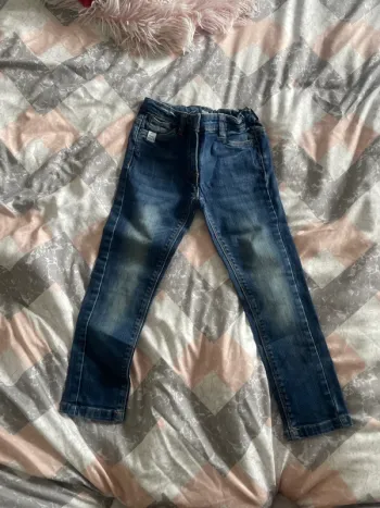 Pantalon Fille bleu