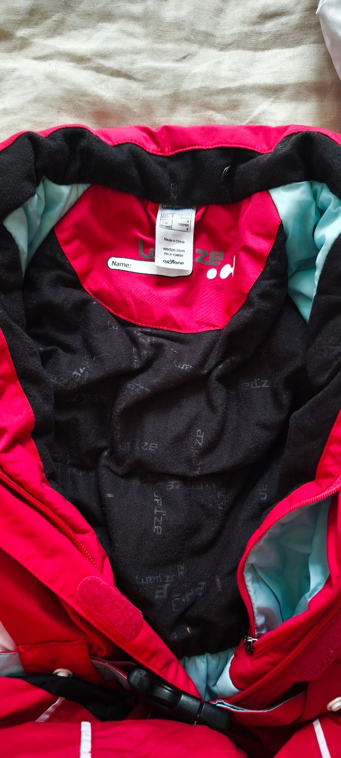 Combinaison ski rouge 6 ans - photo numéro 9