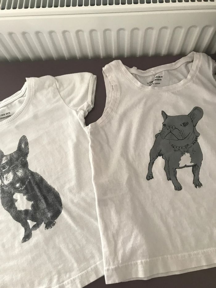 Lot 2 tee shirts comptoir des cotonniers 8 ans