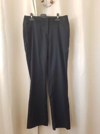 Pantalon noir fines rayures Straboski 44
