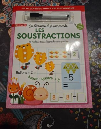 Livres je découvre et je comprends les soustractions