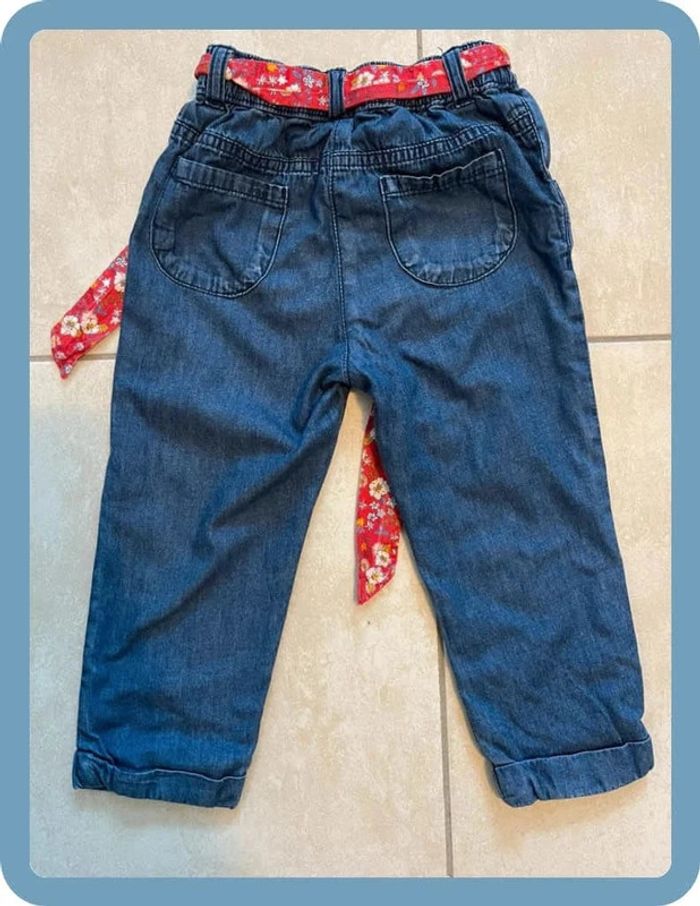 Joli pantalon fille 24 mois taille ajustable sergent major - photo numéro 3