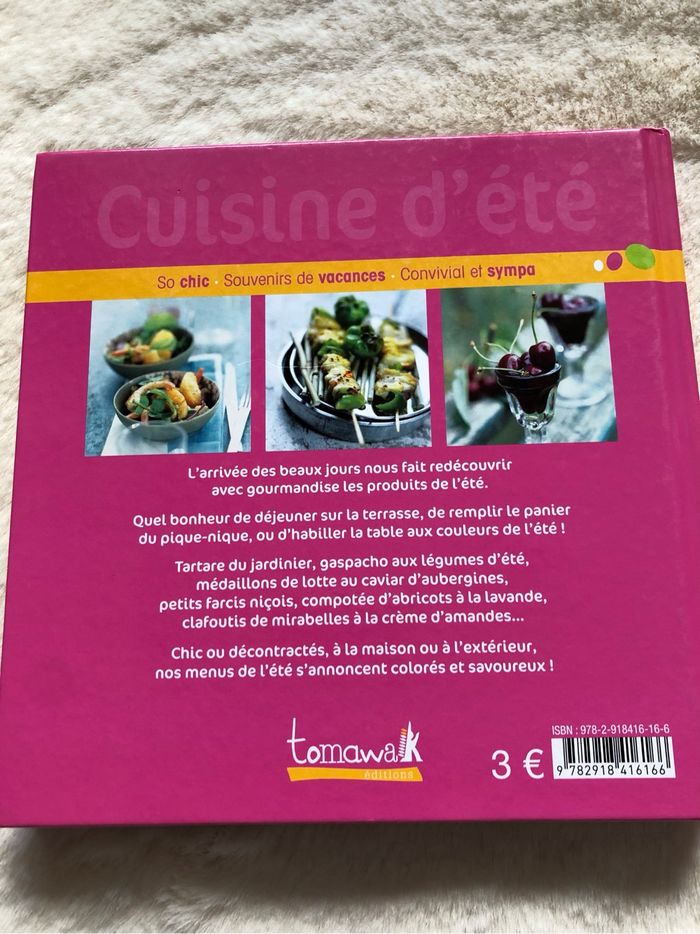 Lot 3 livres cuisine d’été et Veggie - photo numéro 3