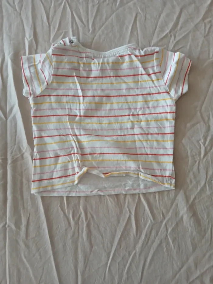 Tee-shirt manche courte 9 mois - photo numéro 3