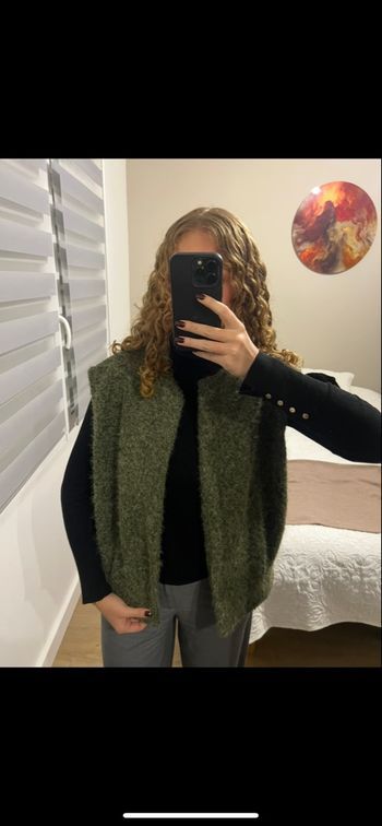 Gilet sans manches vert 