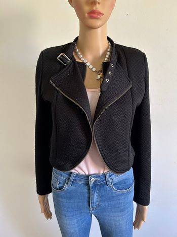 Blazer court noir Rinascimento taille S bon état (avec bouloches)