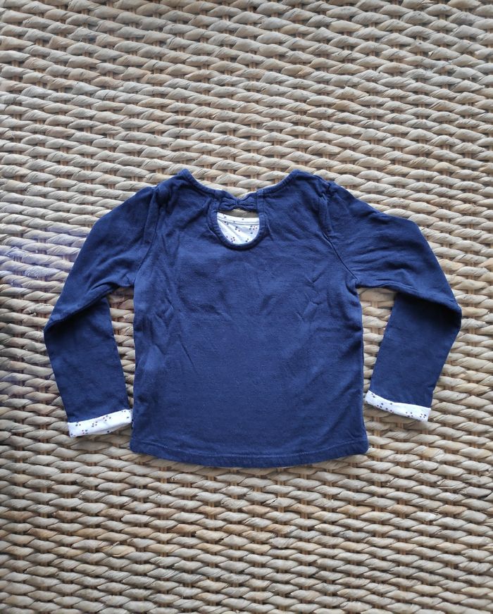 Haut bleu marine Okaïdi 4 ans - photo numéro 3