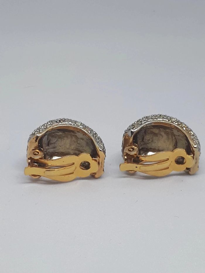 Très élégant boucles d'oreilles année 1950 - photo numéro 3