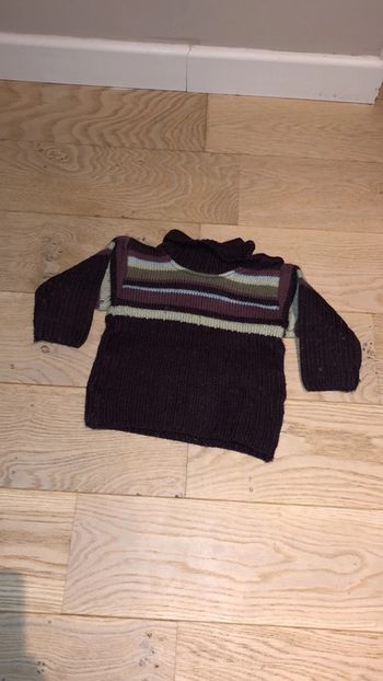 Pull un peu bouloché