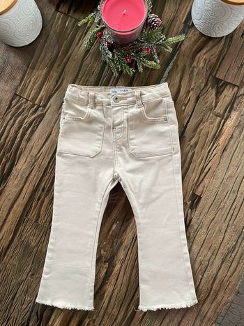 Jean beige Zara