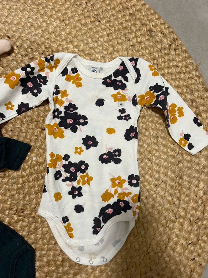 Lot de 2 bodies bébé fille petit bateau - photo numéro 2