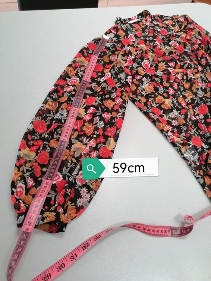 Chemisier fleuri d'automne MNG S - photo numéro 11