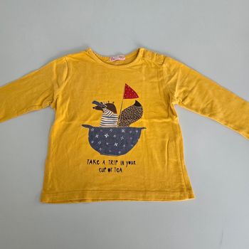 T-shirt manches longues - du pareil au même - 18 mois