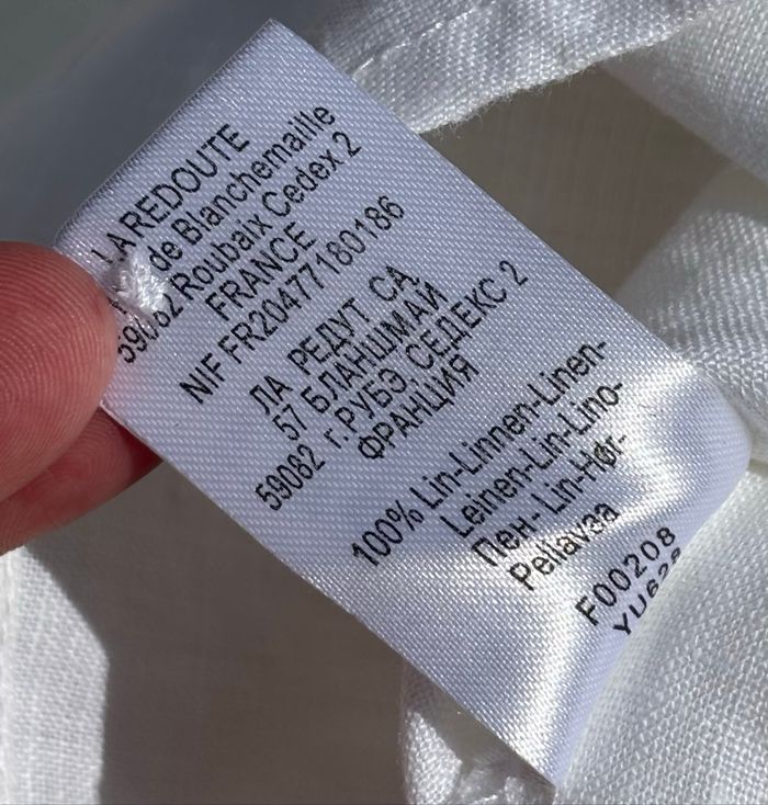🌹 Robe chemise en lin – La Redoute  Taille 36🌹 - photo numéro 7