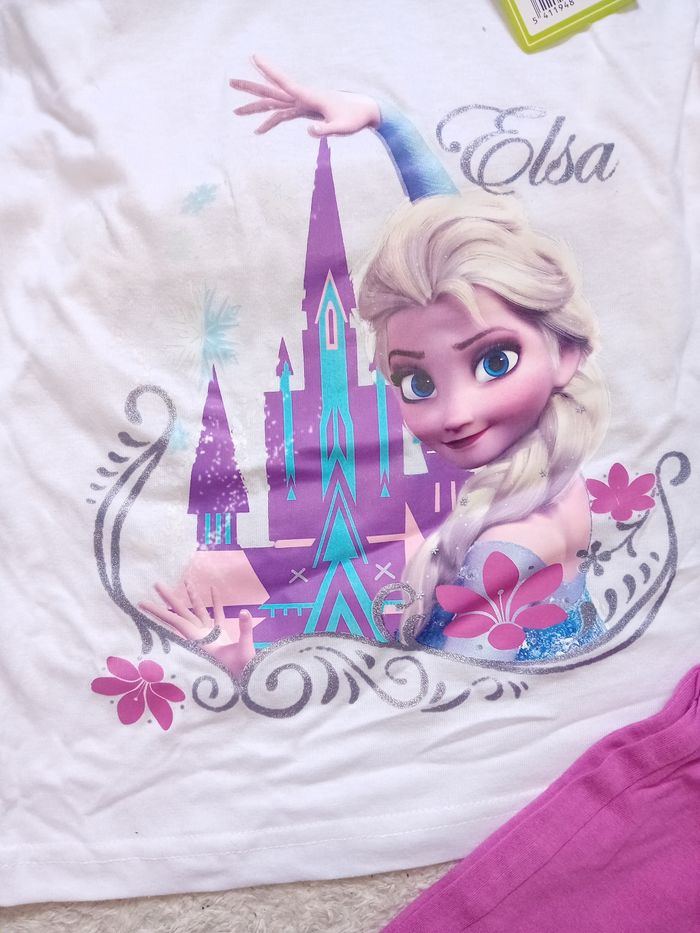 Pyjama disney la reine des neiges - photo numéro 2