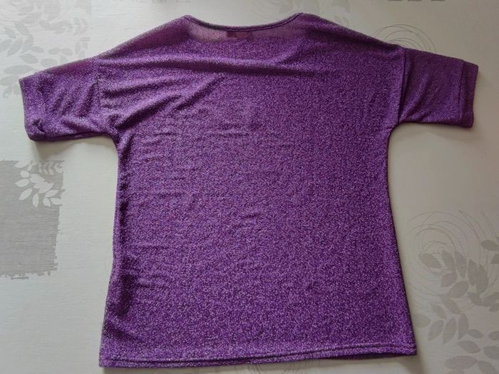 T-shirt manches courtes brillant - photo numéro 4