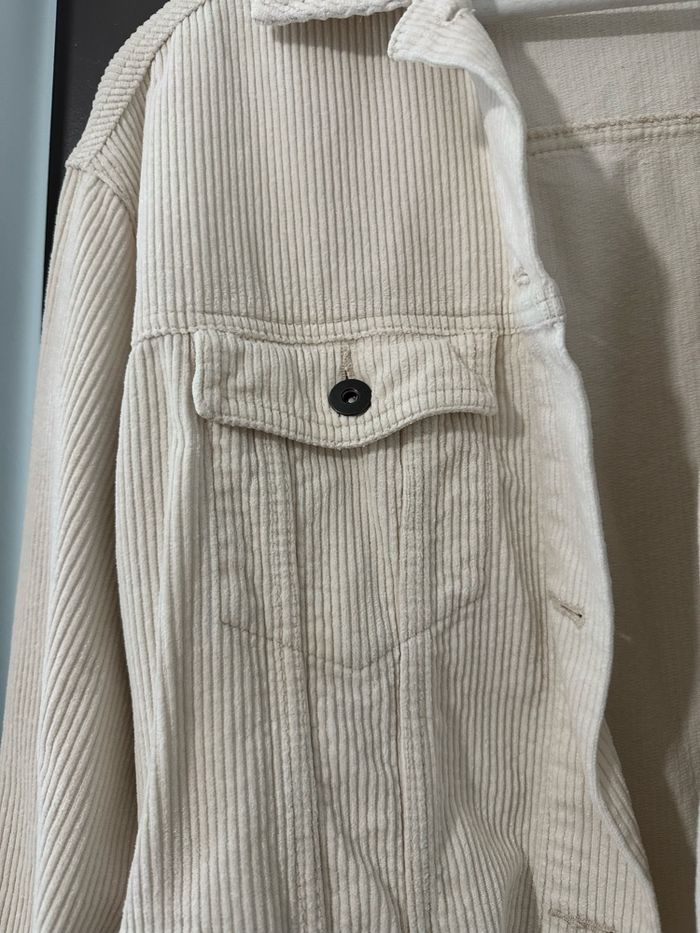 veste zara velours beige crème - photo numéro 2