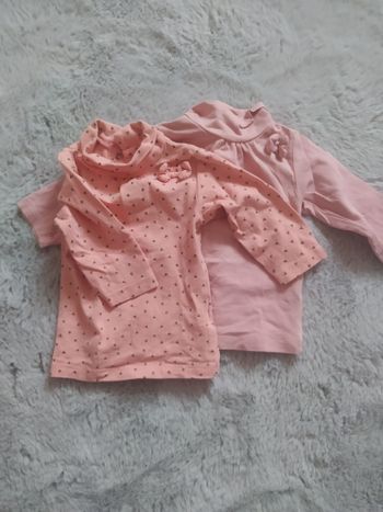 Lot de 2 t shorts manches longues