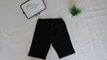 Bermuda jean noir