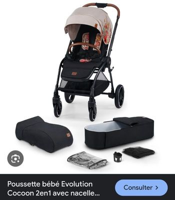 Poussette Kinderkraft  duo cocoon