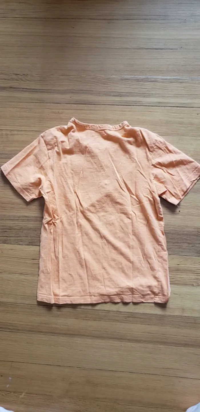 Tshirt orange garcon 12ans - photo numéro 4