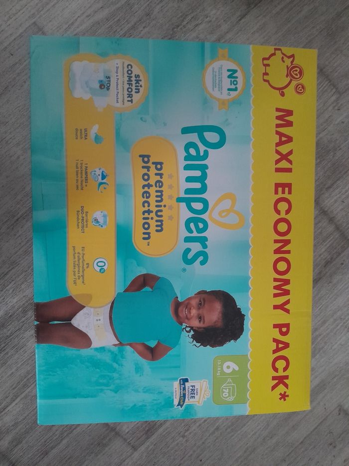 Couche pampers premium taille 6
