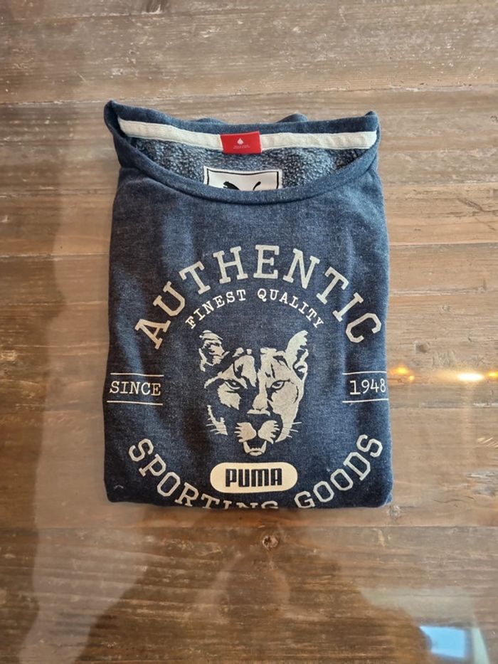 Sweat bleu Puma - photo numéro 3