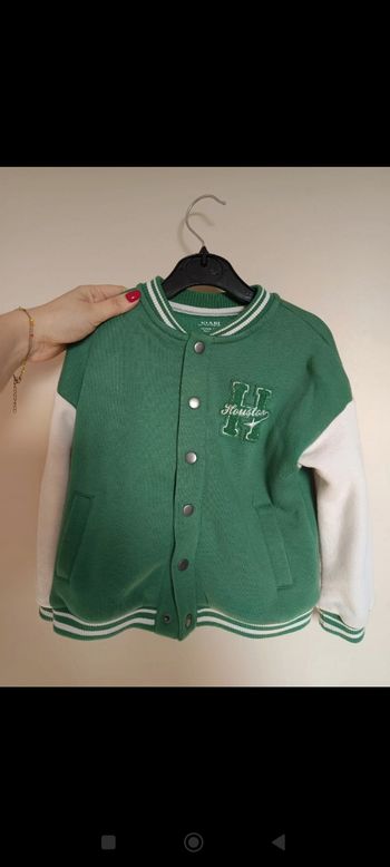Veste verte Kiabi 3 ans