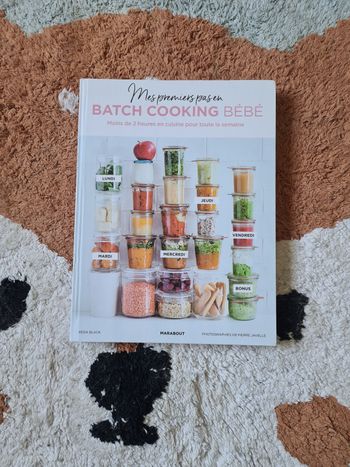 Mes premiers pas en batch cooking bébé