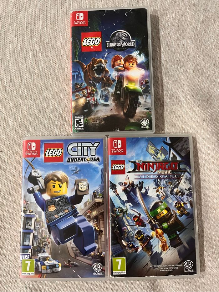 Jeux Nintendo switch lego lot