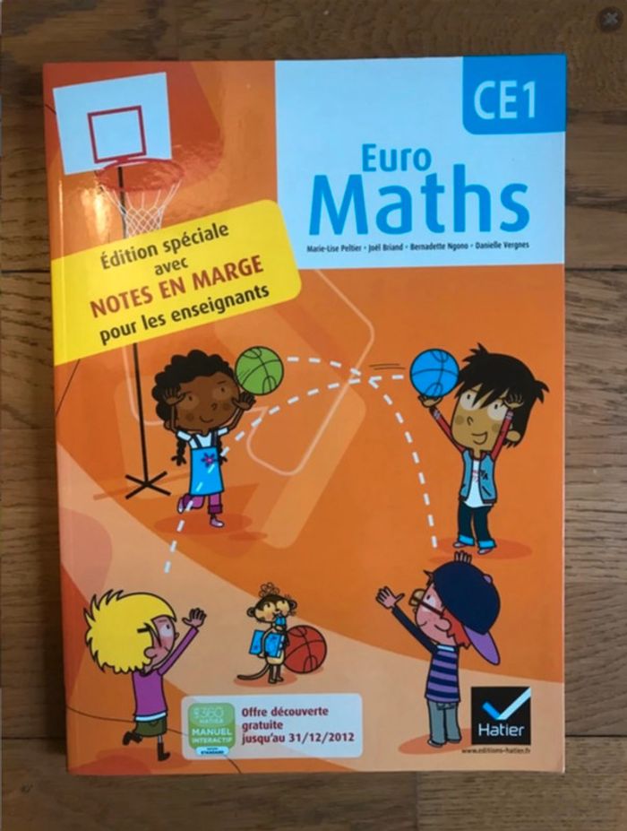 Euro Maths CE1 - Fichier de l'élève + Aide-mémoire
