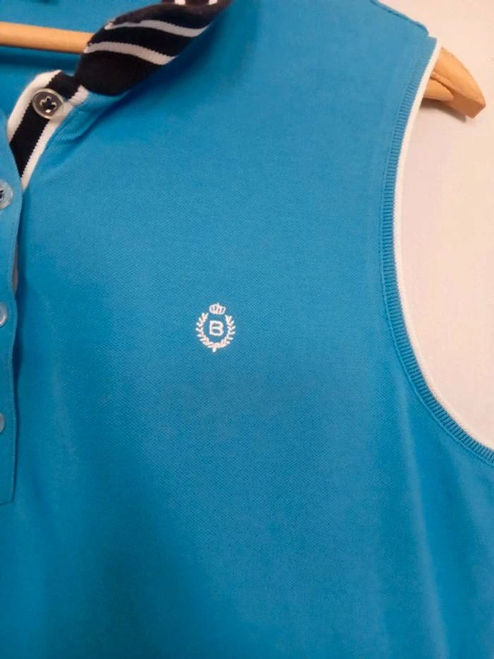 Polo sans manches bleu - Burton - L/40 - photo numéro 3