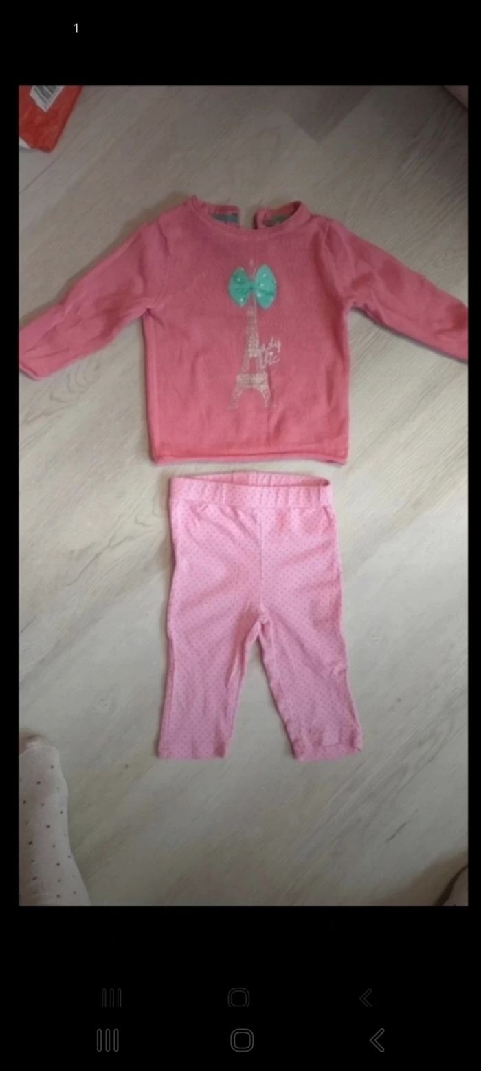 Ensemble fille 9 mois