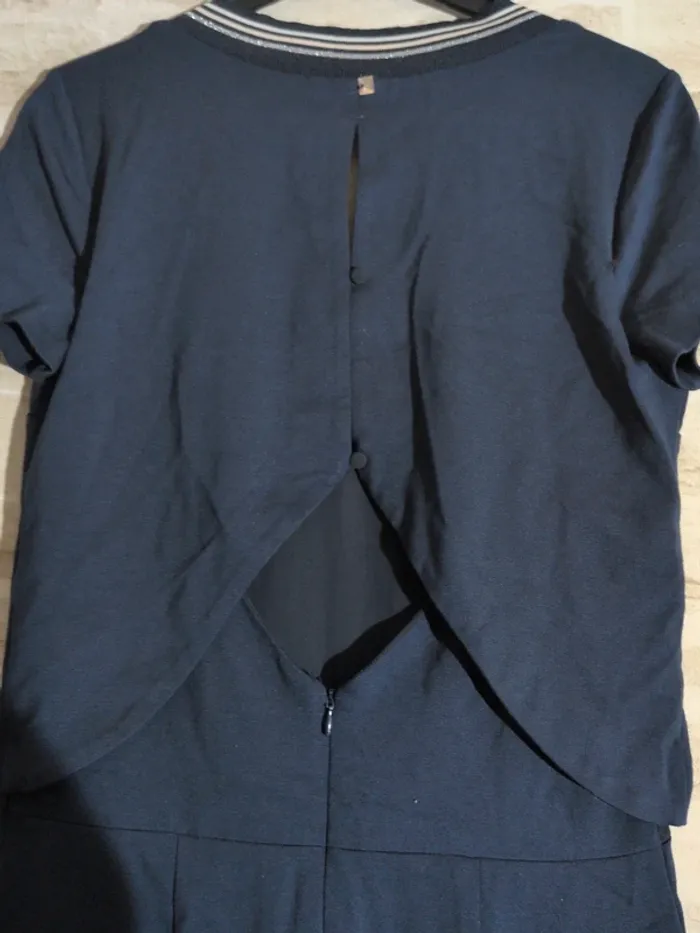Robe I.Code – Taille 38 – Bleu marine – Dos nu - photo numéro 4