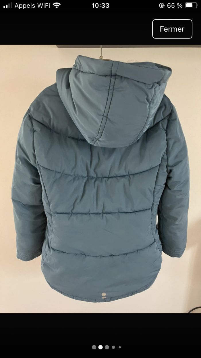 Manteau bleu chaud Okaidi 8 ans - photo numéro 2