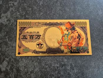 Billet OR à collectionner Onepiece