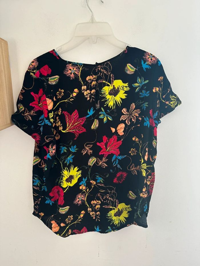 Blouse à fleur h&M taille M - photo numéro 5