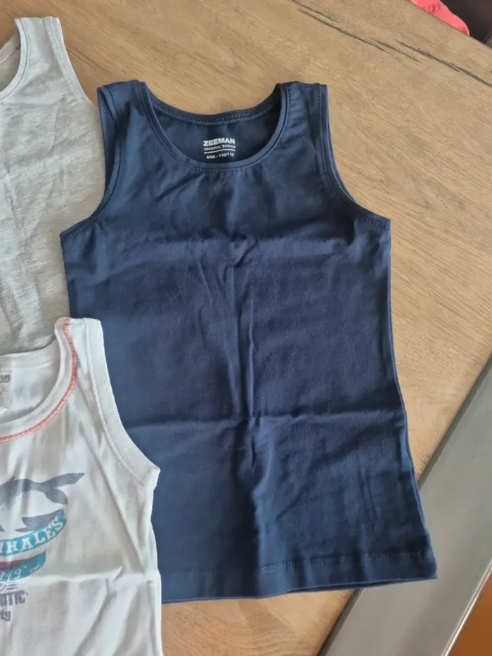 Lot 4 t-shirt sans manche - photo numéro 5