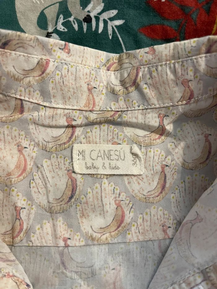 Chemise mi canesu liberty 36 mois - photo numéro 3