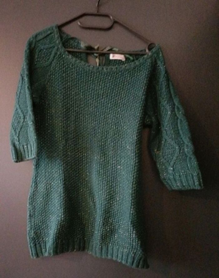 Pull manches trois-quarts